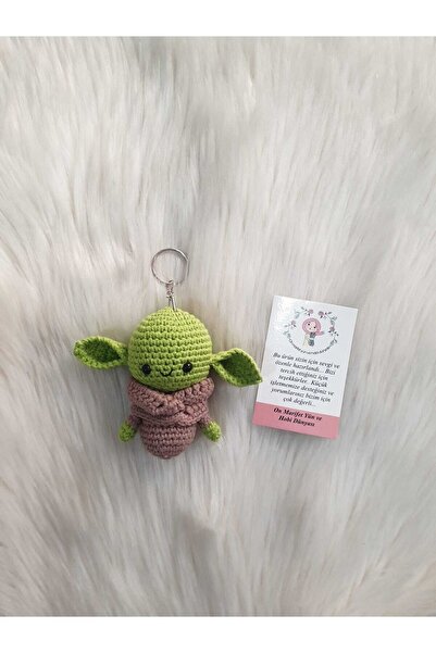 On marifet yün ve hobi dünyası Amigurumi Organik Örgü Oyuncak Anahtarlık