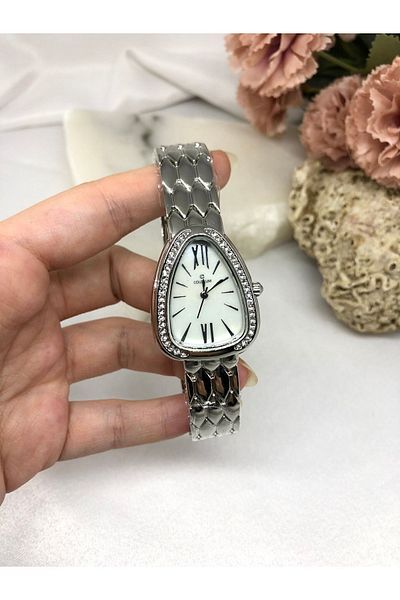 Coliseum Triangle Silver Stone Women's Wristwatch