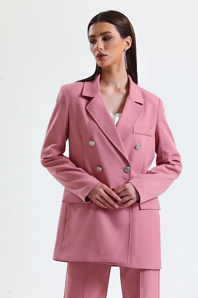 Sense Blazer oversize căptușit din țesătură Hürrem - Ckt34236 Powder