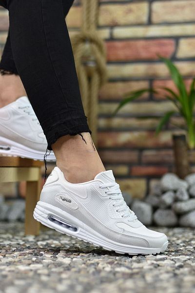 Riccon Unisex White Air Sole Comfort Sneaker - 00121651