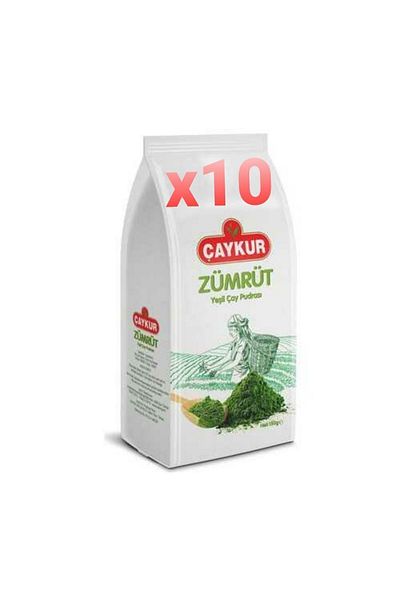 Çaykur Emerald Matcha Green Tea Powder 150 Gr X 10 Pieces