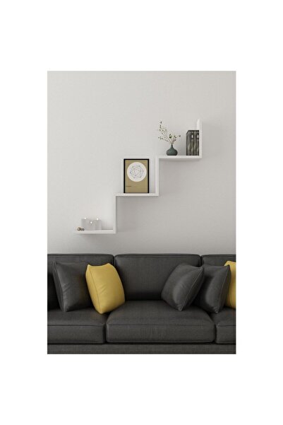 Moonlife Dart Duvar Rafı Beyaz