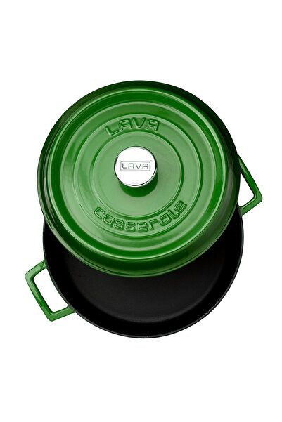 Lava Döküm Çok Amaçlı Yayvan Tencere. Trendy Serisi Çap(Ø)28cm.