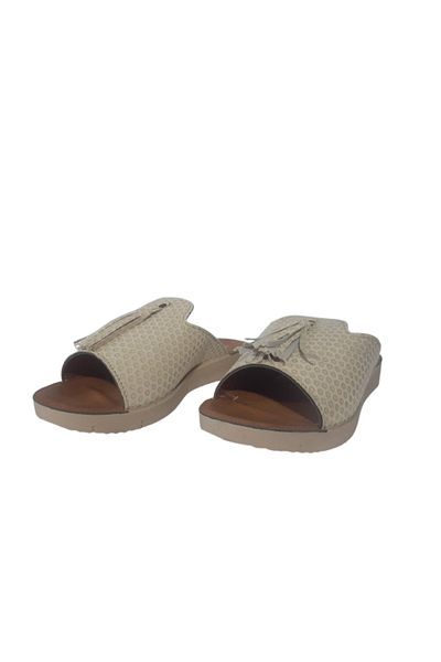 GEZER Γυναικείες παντόφλες Ultra Light Tassel Casual - Cream Beige GZEER83-83