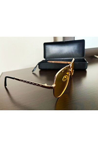 DİBA AVM Unisex Yellow Anti Glare Night Driving and Fog Glasses - Special Boxed