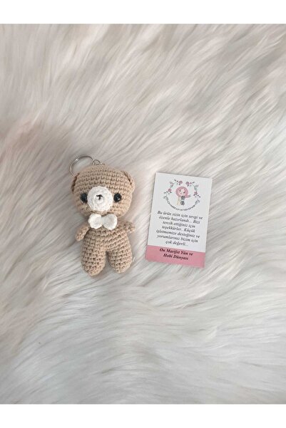On marifet yün ve hobi dünyası Amigurumi Organik Örgü Oyuncak Anahtarlık