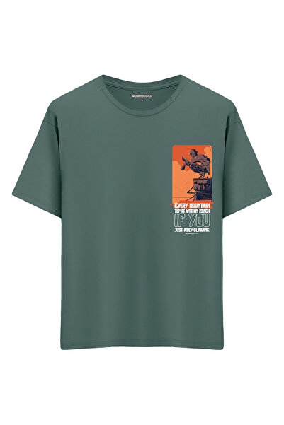 Mounte Bianca Unisex penjanje - Oversize kroj T-shirt