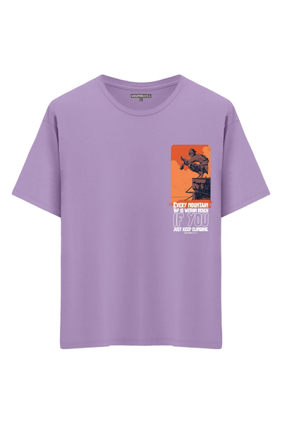 Mounte Bianca Unisex penjanje - Oversize kroj T-shirt