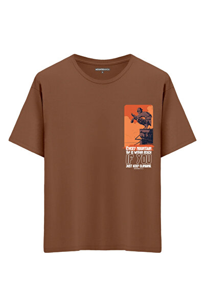 Mounte Bianca Unisex penjanje - Oversize kroj T-shirt