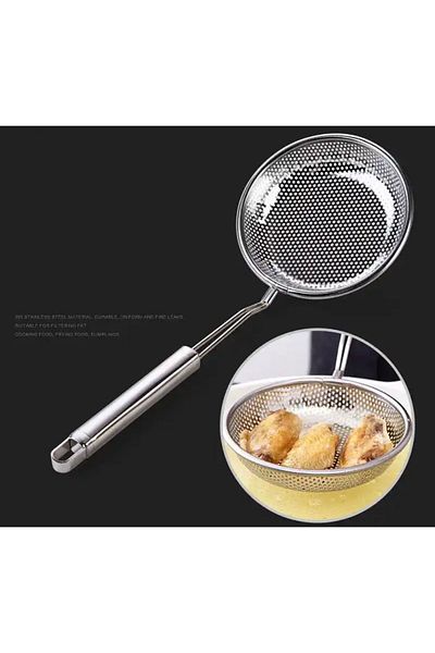 YDGR 12 cm Stainless Steel Frying Ladle