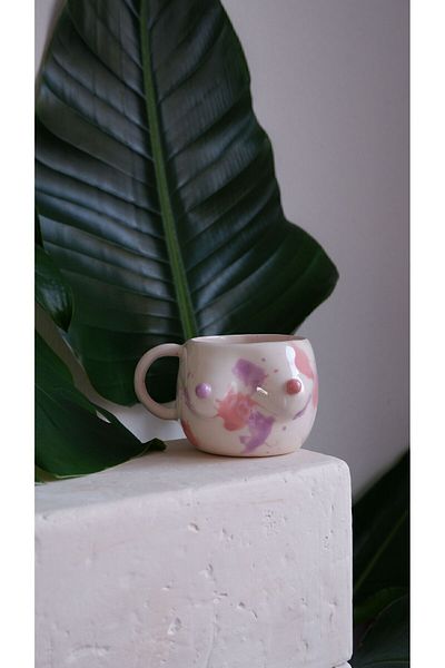 Maui Holi̇ Mug - Handmade Ceramic Nozzle Mug