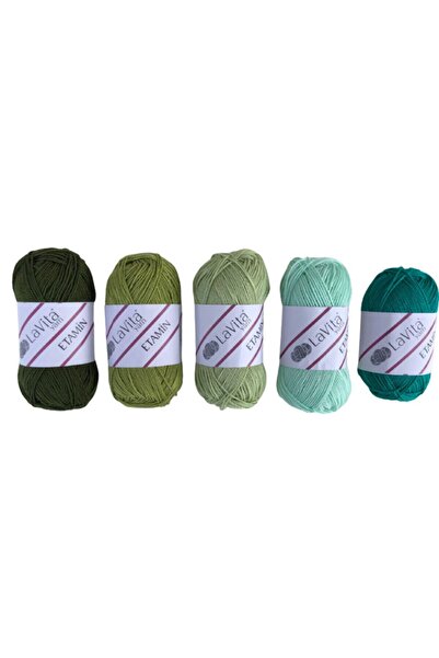 LaVita Yarn Etamın Amigurumi 30gr - لكمة، إيتامين، خيط للحياكة اليدوية 5 قطع ...