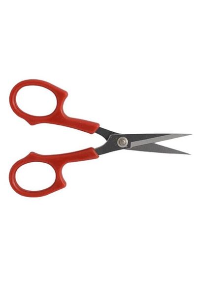 TDM Curved Embroidery Scissors with Plastic Handle