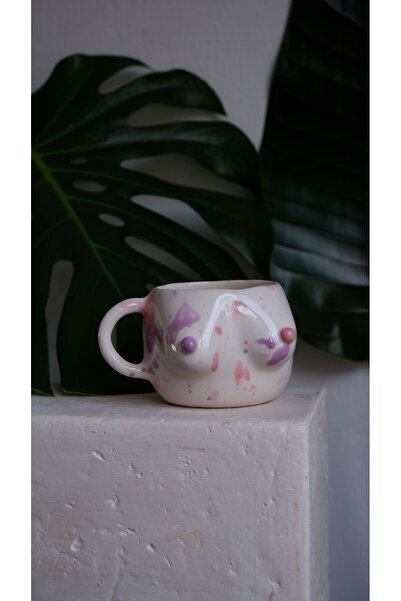 Maui Holi̇ Mug - Handmade Ceramic Nozzle Mug