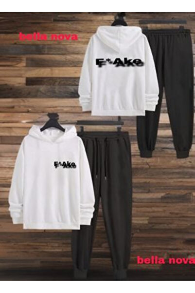 bellanova - Σετ φούτερ με κουκούλα με κουκούλα με 3 κλωστές