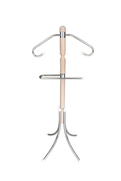 TOLUNAY Mute Butler Maple - Wood and Metal Chromed