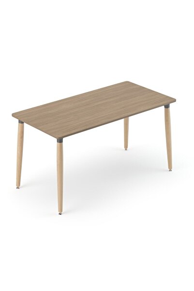 Bürotime Era Çalışma Masası, Samba & Ahşap Ayak, 70x140cm