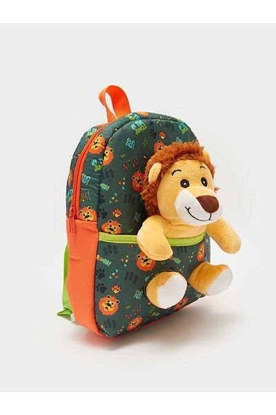 LC Waikiki LCW ACCESSORIES Σακίδιο πλάτης για αγόρι με φιγούρα λιονταριού