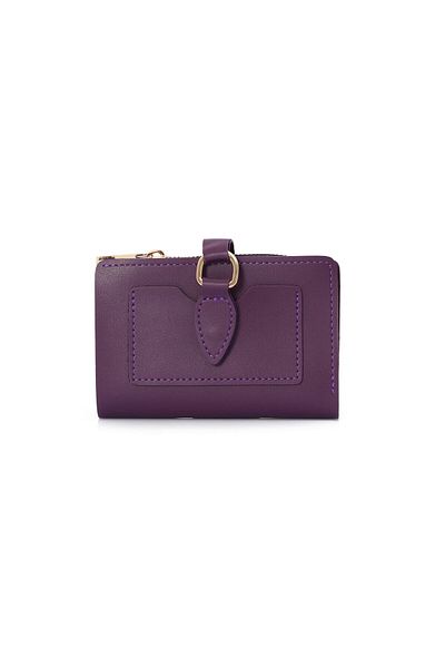Prestijj Wallet Soft Soft Leather Zipper Compartment Trendy Women's Wallet - Elif Model