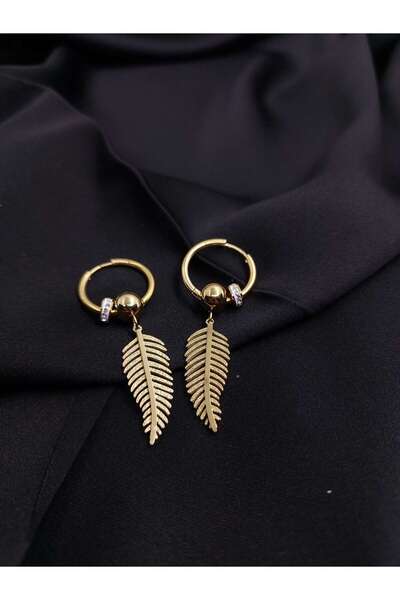 Demeter Tüy Detaylı Altın R. Küpe