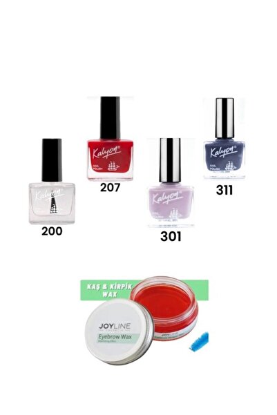 Kalyon Oje 200-207-301-311+joy line Kaş Şekillendirici Ve Sabitleyici Wax 50ml