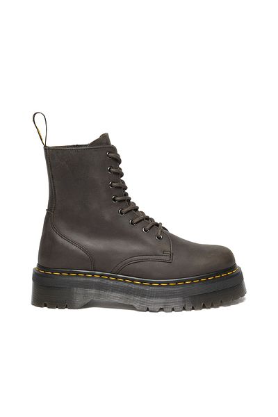 Dr. Martens Jadon Charcoal Grey – Burnished Waxy Pull Up WP-Schuhe