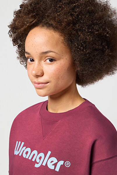 WRANGLER Mikina Ss - Violet Quartz Color