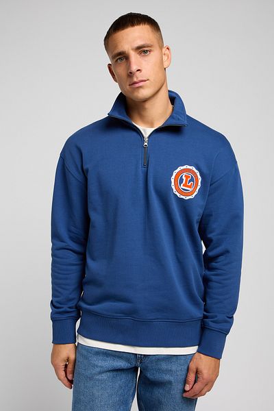 Lee Wool Zip Sws Midnight Navy