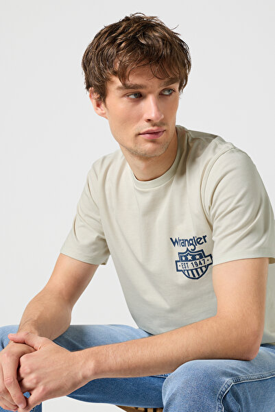 WRANGLER Koszulka Vintage Graphic Patterned - biała