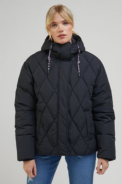 Lee Kurzer Puffer Unionall - Schwarz