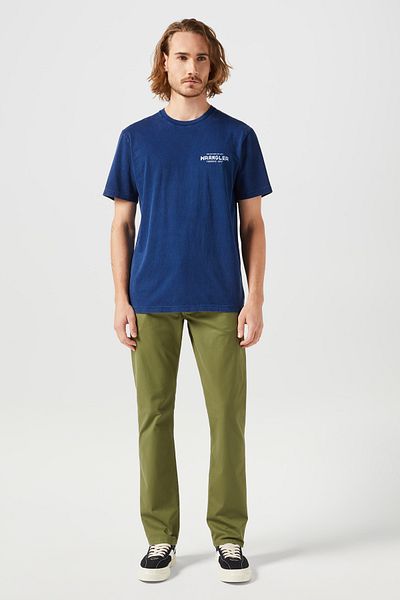 WRANGLER Marineblaues Grafik-T-Shirt