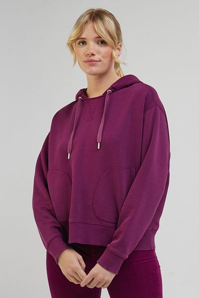 Lee Pohodlná mikina Foxy Violet s kapucí