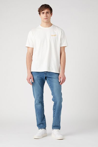 WRANGLER Fehér szlogen póló