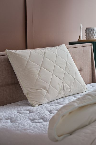Doqu Home Φεστιβάλ Μπαμπού Μαξιλάρι Λευκό - 50 x 70 cm