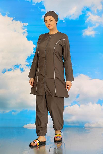 Akbeniz Γυναικείο μαγιό Beruflic Smoked Full Hijab 31060