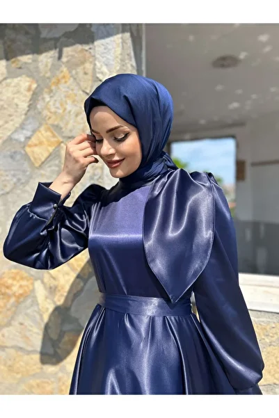Tarzım Tuba Hijab Evening Dress - Bera