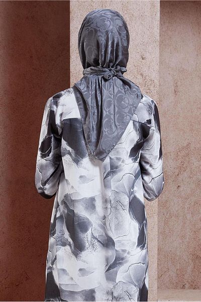 Alvina ALVİNA JACQUARD SCARF 8452 - Γυναικείο Ζακάρ Φουλάρι