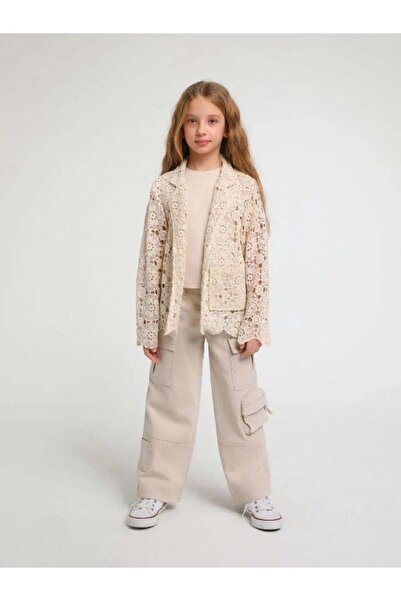 Escabel Pantaloni cu buzunare mari pentru fete