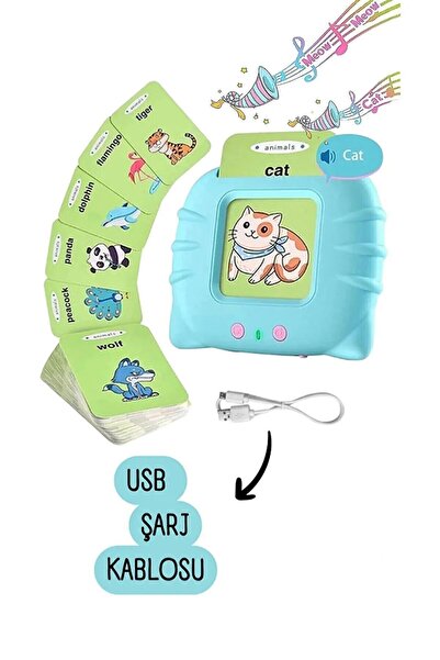 Globox Erken Eğitim Ingilizce-türkçe Sesli Flash Kartları Seti (224 NESNE)