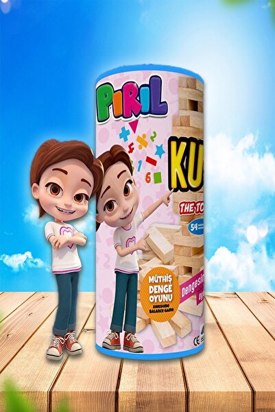 Kesman Kitap لعبة برج خشبي ريدكا بيريل (لعبة التوازن) Jenga