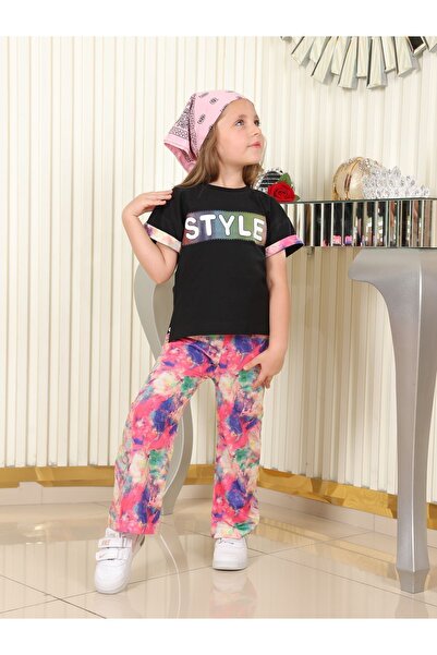 TREEMASS طقم رياضي مطبوع للفتيات