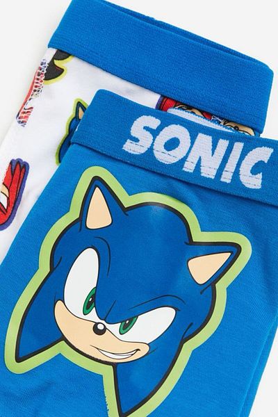 Pink Hippo Kids Σετ μποξεράκι 5 τεμαχίων Boy's Cotton Sonic Printed