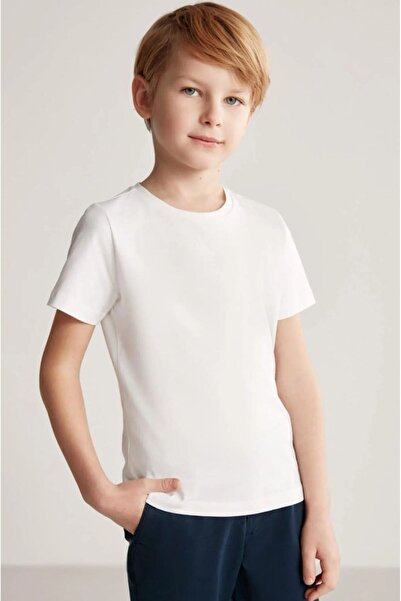 Plenty Boy's Round Neck Plain T-Shirt
