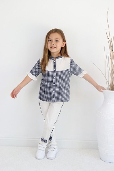 Sevimli Bluz, Shirt, Summer, Summer Set, Trousers, Pants Set, Girl