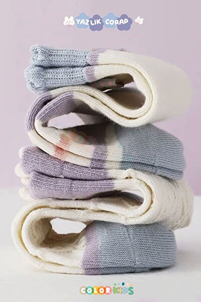 Color Socks 5 db nyúl mintás zokni készlet lányoknak - izzadásgátló