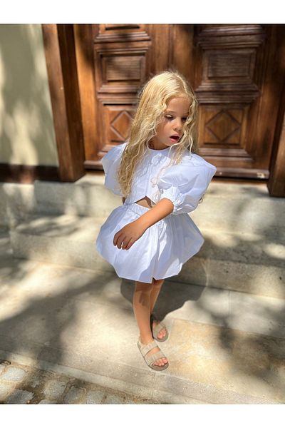 Balerinikizler Baby&Kids Suit Set with Balloon Skirt and Balloon Sleeve Detail