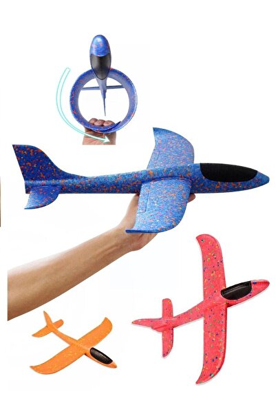 LRS STORE Oyuncak Uçak Köpük El Atma Planör Eğlenceli Strafor Ucağı