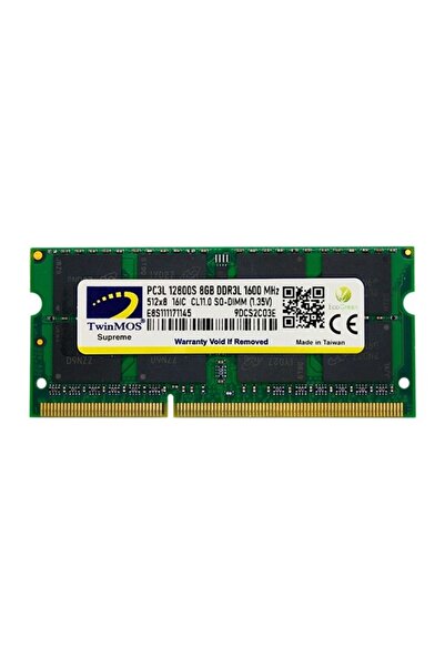TwinMOS / TWINMOS 8GB DDR3 1600 ميجاهرتز CL11 رام للكمبيوتر المحمول MDD3L8GB1...