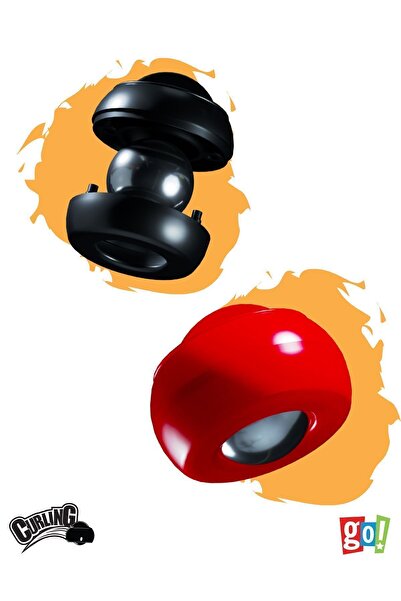 Go Toys Mini Curling Screen-Free Time Passing Activity Family Interaction Box Game