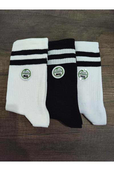 Leement socks Unisex Bamboo Tennis Sports Socks Quality Soft Textured 3 Pairs Premium Series